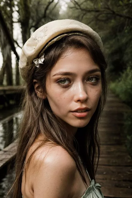 Pastel Maxi Dress with Accessories